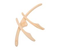 VALICLUD 3 Piezas Herramienta de Gua Sha de Madera para Esculpir Rostro y Cuerpo Masaje Manual de Acupresión Diseño Ergonómico para Relajación y Bienestar