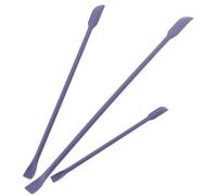 VALICLUD 3 Piezas Juego de espátulas de silicona mini espátula cosmética utensilio para aplicar algo espátula para el cuidado de la piel pequeña espátula en polvo gel de sílice Violeta