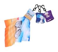 VALICLUD 3 Piezas Llavero Para Gafas Limpiador De Pantallas Kit De Limpieza De Gafas De Sol Lentes y Pantallas