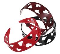 VALICLUD 3 Piezas Love-shaped Wide Headbands With Anti-slip Teeth For Women Lightweight Comfortable Hair Bands For Valentine S Day Party And Everyday Wear
