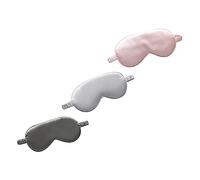 VALICLUD 3 Piezas Máscara de de Viaje Creativo y Cómodo Cubierta de Ojos Transpirable y para Relajación y Descanso para y Uso Diario Rosa Plateado Gris
