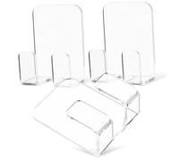 VALICLUD 3 piezas Organizador Adhesivo Transparente para Ducha sin Taladro Soporte Multiusos para Maquinillas Toallas y Batas Fácil Limpieza y Diseño para Baño y Cocina