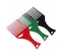 VALICLUD 3 Piezas Peine De Plástico Cabello Unidades Peine Para Crear Peinados De Cabello Afro y Rizado Herramienta Para Peinar