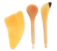 VALICLUD 3 Piezas placa de masaje facial masajeador para el de espalda cara de hombres Herramienta de accesorios de tablero de raspado