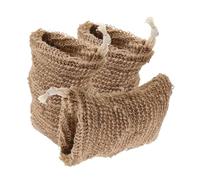 VALICLUD 3 Piezas Red De Espuma Para Bolsa De Jabón Cordón Bolsas De Jabón Espumoso Neto Verja Seco Bolsas De Ducha Jabonera Para Baño Plato Cuerpo Fregar Malla Lavar Ahorrador Yute Brown