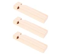 VALICLUD 3 Piezas Silbato de Madera para Instrumentos Musicales DIY Silbatos de Tren Pintados Fomentan la Creatividad Interacción Grupo para Fiestas y Premios