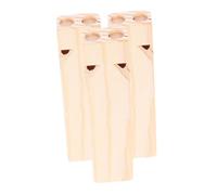 VALICLUD 3 Piezas Silbato de Madera Tren para Instrumento Musical DIY con Pintura para Desarrollo Educativo Interactivo para Aula y Fiesta Infantil