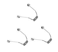 VALICLUD 3 Piezas soporte para almohadilla nasal nariz puente reemplazo lente espuma soporte de almohadillas nasales antideslizantes suministro de anteojos portavasos Acero inoxidable Plata