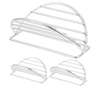 VALICLUD 3 Piezas Soporte para Tacos Mexicano de Acero Inoxidable Rejilla para Tacos y Burritos Soporte Vertical para Tortillas y Panqueques Utensilios de Cocina Seguros y Apilables para