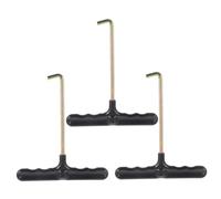 VALICLUD 3 piezas Tensor de Cordones para Zapatos Tiradores Portátiles de Plástico y Hierro y Estable para Fácil y Seguro Hogar y Deporte