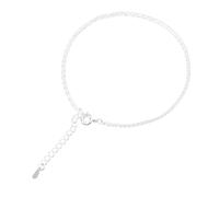 VALICLUD 3 Piezas Tobilleras Plateadas Mujer Estético Elegante Decoración De Tobilleras Edad De Adolescencia Nombre Elegante Cadena De Tobillo Cobre Plateado 925 Silver