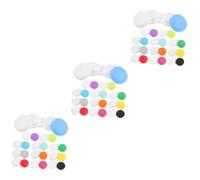 VALICLUD 3 Series Estuche para Lentes De Contacto Caja Portátil para Lentes para Uso Exterior Protección Duradera Y Práctica 12 Piezas X 3