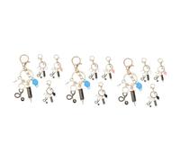 VALICLUD 3 Series Llavero Key Ring Keyring Colgadores De Llaves Para Pared Ganchos Para Colgar Poseedor Amperio Manos Bolsa Colgando Decoración Monedero Bolso Colgante Aleación 4 Piezas X 3