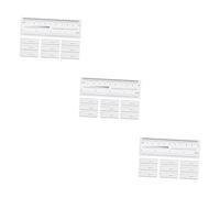 VALICLUD 3 Series Regla De Medición De Manicura Regla Clara Dimensionamiento Derecho Tamaño Regla A Granel Práctica De Diseño De Uñas El Plastico Transparent 10 Piezas*3