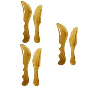 VALICLUD 3 Series Tabla Raspar Palo Masaje Cuerpo Masajeador Raspador Herramientas Masaje Herramienta Cuello Guasha Resina Cera Abejas 2 Piezas X 3