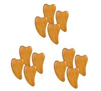 VALICLUD 3 Series Tabletas De Raspado De Madera Cuerpo Más Suave Junta Músculo Tabla De Raspado Limpieza Masaje De Raspado Masajeador De Raspado Facial 4 Piezas X 3