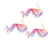 VALICLUD 30 Piezas de Palitos de Hadas de Cinta para Bodas y Navidad Mango de Madera Liso, Decoración Elegante para Añadir Ambiente Festivo Color Aleatorio