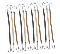 VALICLUD 30 Piezas Gomas Elásticas para Cabello con Doble Gancho Ligas para de Caballo Accesorios Cómodos y Resistentes para Peinados Moños y Trenzas Femenino