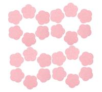 VALICLUD 30 Piezas lavado de cara desmaquillante lavar limpiador piel portátil esponja exfoliante accesorios faciales depurador de la cara fibra de algodón rosa