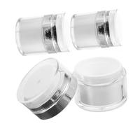 VALICLUD 3piezas Botella De Loción y Crema Facial Frascos Sub Resistentes Caídas Para Cremas Dispensadores Rellenables De Doble Capa Para Cosméticos Portátiles Para Artículos De