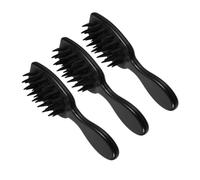 VALICLUD 3piezas Champú y Peine De Masaje Para Cabelludo Exfoliante Cabelludo Cepillo Ducha