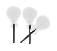 VALICLUD 3piezas De Maquillaje Esponjosa Tipo Piruleta Para Polvos Corporales Reutilizable y Lavable Para Maquillaje Femenino Rostro