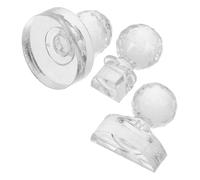 VALICLUD 3piezas Estampador De Presión De Sombras De Ojos Herramienta De Prensado Cosmético Moldes De Prensa Estampador De Sombra