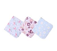 VALICLUD 3piezas Mini Bolsa De Cosméticos Neceser Pequeño Bolso para Guardar Monedas y Joyas Compartimentos para Auriculares y Cambio