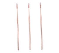VALICLUD 3piezas Palillo de Oído Cuchara para Cerumen Herramienta de Limpieza Espiral Palillos de Oído de Acero Inoxidable Hogar Removedor de Cerumen Ear Spoon