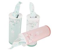 VALICLUD 3piezas Pañuelos de Papel para Coche con Caja Cilíndrica Portapañuelos Redondo para Coche Pañuelos Bonitos para Uso Viajes