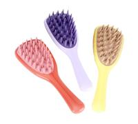 VALICLUD 3piezas Peine Para Lavar El Cabello De Paleta Larga Peine De Cepillo Suave Para Desenredar Cabello Rizado Húmedo y Seco Para El Baño