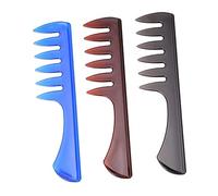VALICLUD 3piezas Peine para Peinar de Horquilla Peine para Hombre Dientes Anchos Organizador de Laca Cabello Hogar Tienda