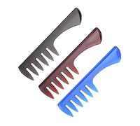 VALICLUD 3piezas Peine Para Peinar De Laca Cabello Peine De Horquilla Dientes Anchos Para Hombre Accesorios De Peluquería Hogar Tienda