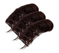 VALICLUD 3piezas Peluca Base De Pinza Para Cabello Almohadilla De Volumen Invisible Herramienta Esponjosa Para Volumen Mujeres Accesorios Para Engrosar y Moldear Moños