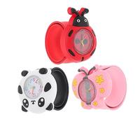 VALICLUD 3piezas Relojes De Pulsera Infantiles De Silicona Divertidos y Coloridos Relojes De Dibujos Animados para Niño Niña y Niñas Resistentes y Fáciles De Leer Regalos Educativos para Es