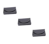 VALICLUD 3piezas Tarjetero PU De Negocios Portátil Negro Estuche Sencillo para Tarjetas De Visita y Créditos Diseño Moderno y Elegante para Hombres y Mujeres