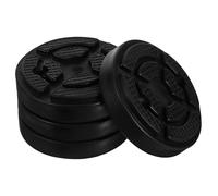 VALICLUD 4 Almohadillas de Goma para Elevadores Automotrices de Dos Postes, 12x3 Cm, Antideslizantes Distancia Entre Orificios de 7 Cm, Accesorios para Elevadores de Vehículos, Protección