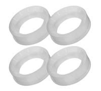 VALICLUD 4 Anillos de Recambio para Cubo de Pañales, Recargas Compatibles para Contenedores, Plástico Resistente, Tamaño 16,4 X 16,4 X 4,5 Cm, Accesorios para Eliminación de Pañales en