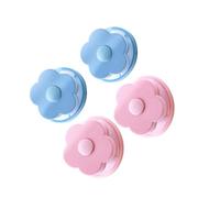 VALICLUD 4 Bolsas de Filtro para Lavadora Forma de Flor, Depiladoras Creativas de Pp y Poliéster, Fáciles de Limpiar, para Quitar Pelo en Ropa de Algodón y Vaqueros Color Aleatorio