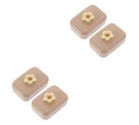 VALICLUD 4 Juegos Caja de Lentes de Contacto portátil pequeño Que Lleva Estuche para Gafas Estuche para anteojos para Lentes Porta es Caja de Gafas de Moda Caso portátil páginas