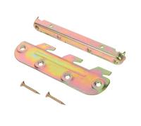 VALICLUD 4 Juegos Soportes de Unión para Estructura de Cama de Madera con Tornillos Herrajes de Montaje para Cabeceras y Pies de Cama Alta Capacidad de Carga Instalación Fácil y Diseño