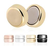 VALICLUD 4 pares Broches Magnéticos para Hijab de Botones Redondos Decorativos Cuatro Colores Accesorios para Bufandas Seguros y Fáciles de Usar para Mujeres Fiestas y Bodas