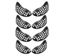 VALICLUD 4 Pares Moldeador de Calzado de Plástico Negro Estructura Hueca para Optimizar la Organización y Evitar Arrugas en Zapatillas y Zapatos de Vestir para Hombres