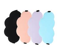 VALICLUD 4 Piezas Antifaces para Máscara de Ojos y Transpirable Bloqueo de Luz para Descanso Colores