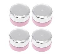 VALICLUD 4 Piezas Botellas Mini Esmalte Uñas Envases Cosméticos Vacíos para Gel Fijador Maquillaje Uñas Gel Colores Fácil Limpiar Reutilizable