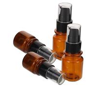 VALICLUD 4 Piezas Botellas Plásticas Pequeñas con Tapa y Dispensador de Loción Recargable para Crema Aceite Esencial y Cuidado Facial Protección UV para Viaje