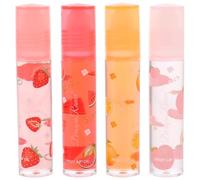 VALICLUD 4 piezas Brillo Labial Hidratante Sin Color de Balsamo para Labios Protector Labial para Labios Secos y Agrietados para