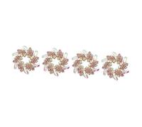 VALICLUD 4 Piezas Broche De La Boda De La Novia Joyas De Fiesta De Dama De Honor Broche De Flor De Color Accesorios Para El Cabello Nupcial Broches De Dama De Honor Pin Equipo Ramo Aleación