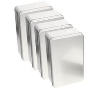 VALICLUD 4 Piezas Cajas para Dados Estuche de Hojalata para Dados con Almohadillas para Mesa