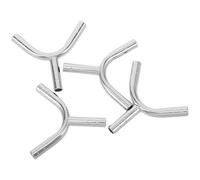 VALICLUD 4 Piezas de Repuesto para Tubo de Estetoscopio Metálico de 6 MM Forma Accesorios Aplicables para Reparación de Tubos Kit Multifuncional para Profesionales Sanitarios y Pediatría